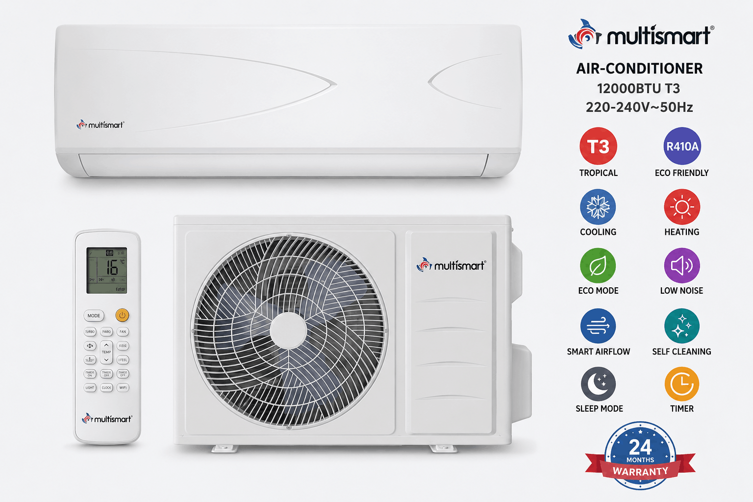 Climatiseur Multismart 18000 Btu Tropical